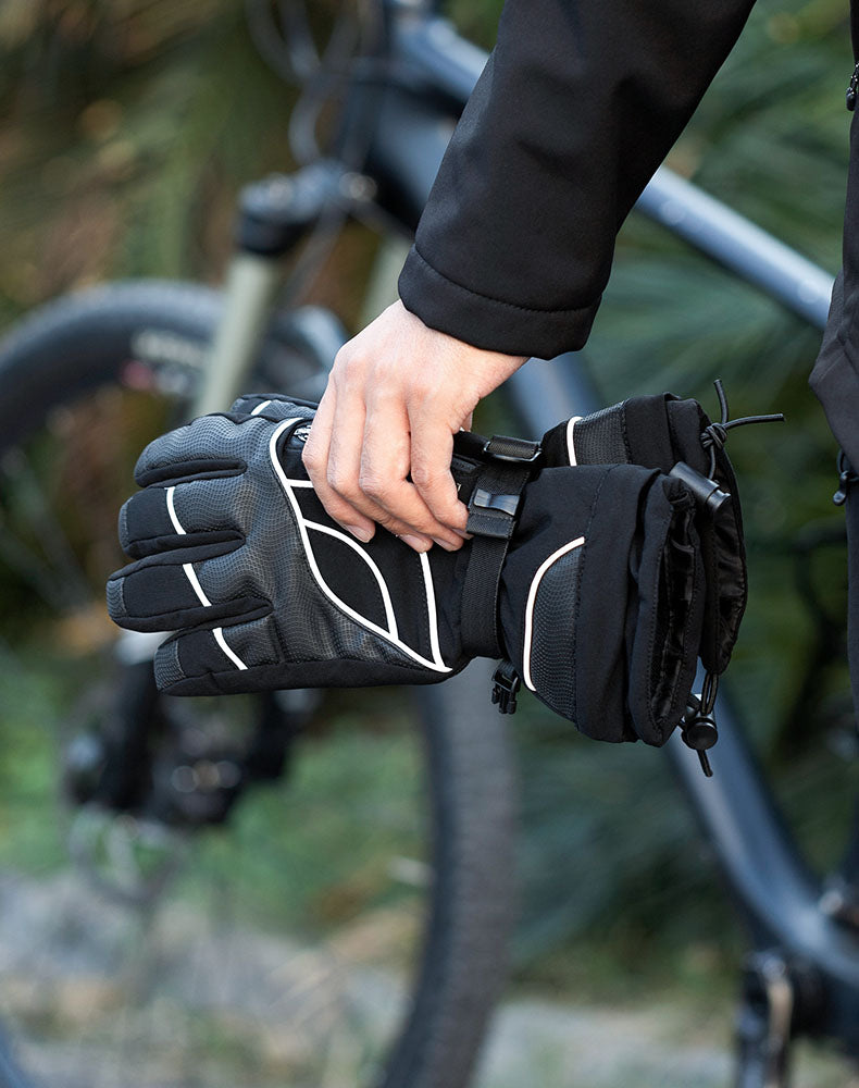 ROCKBROS Thermal Gloves Snowboard Gloves Men Women Winter Snow Bike Gloves